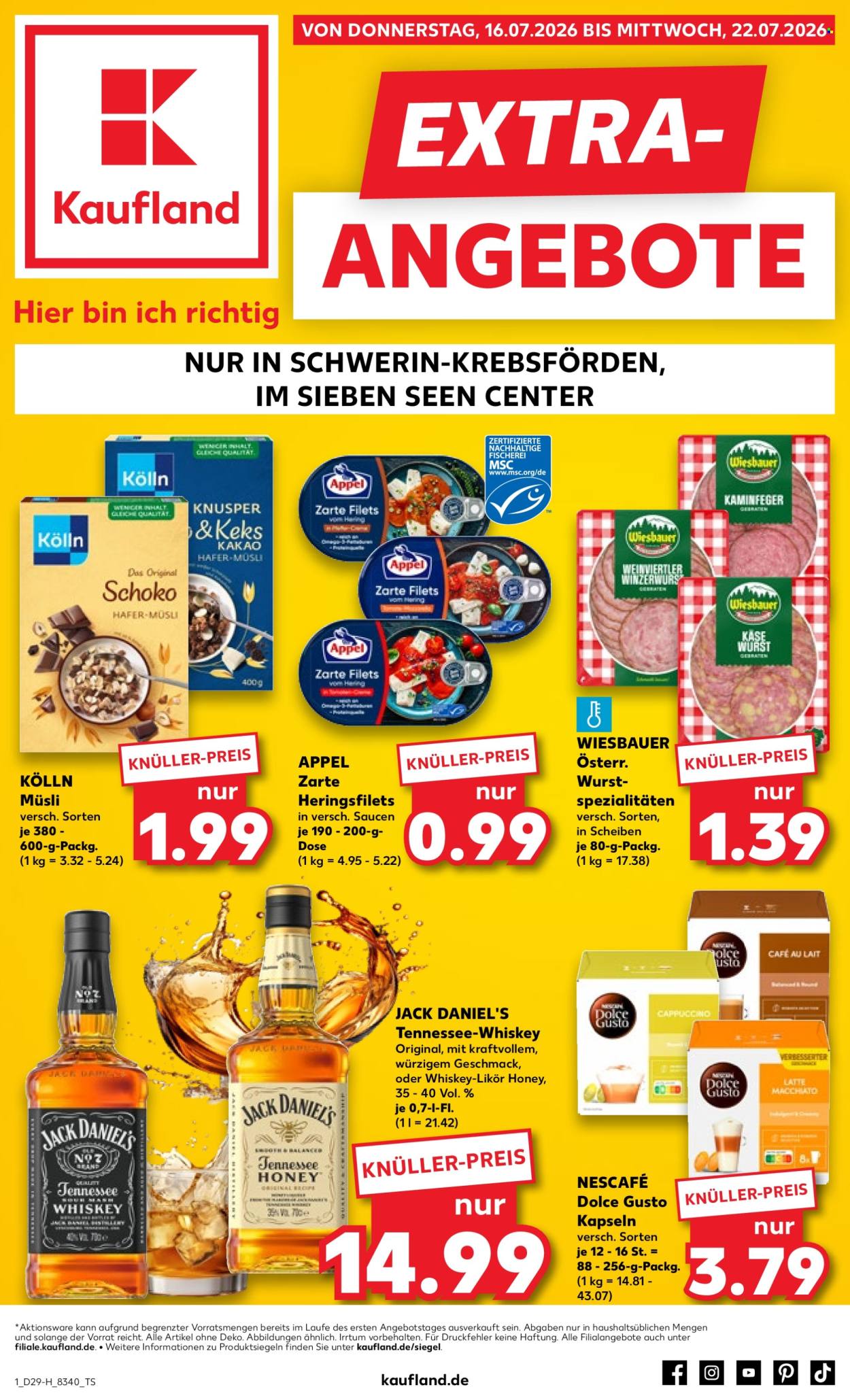 Kaufland Prospekte  - 16.07.2026 - 22.07.2026. Seite 1