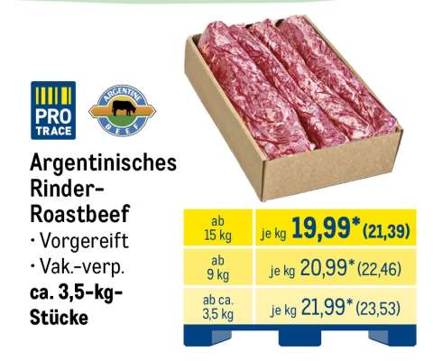 Argentinisches Rinder-Roastbeef