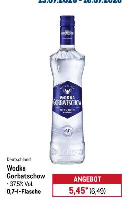 Wodka Gorbatschow