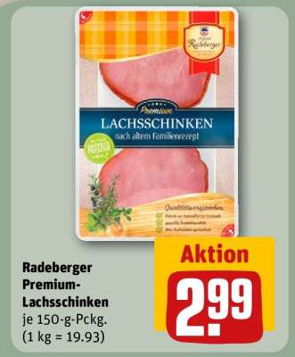 Radeberger Premium Lachsschinken
