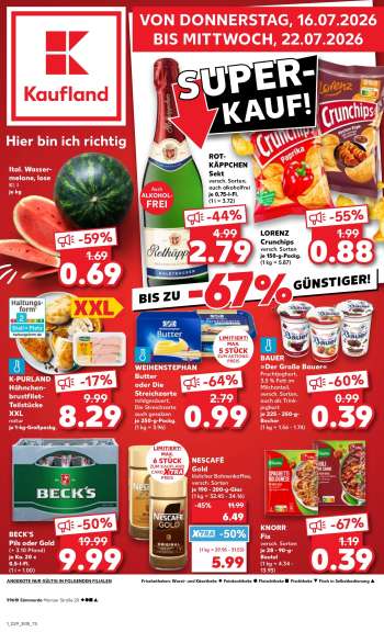 Prospekte Kaufland - 16.07.2026 - 22.07.2026.