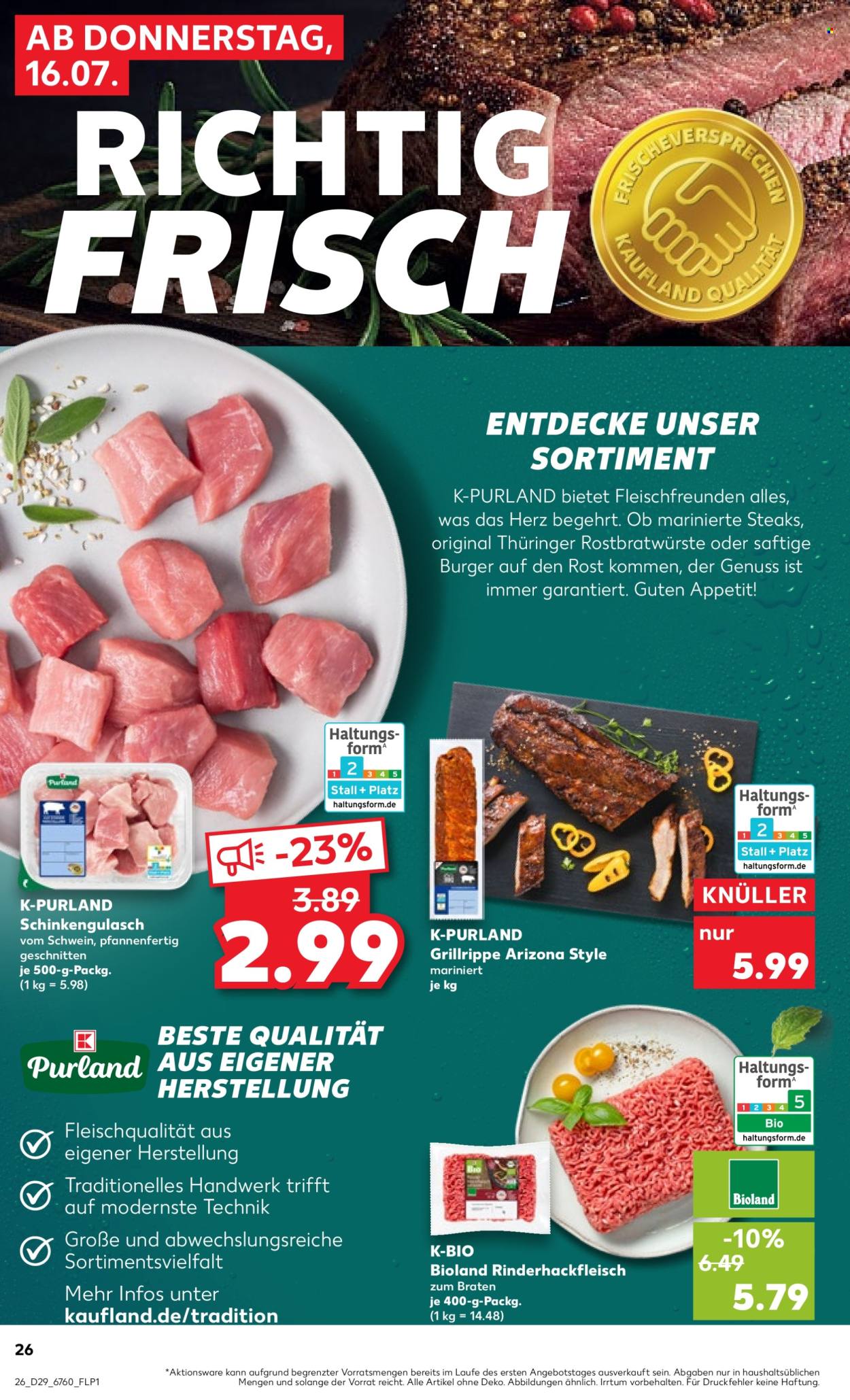 Kaufland Prospekte  - 16.07.2026 - 22.07.2026. Seite 26