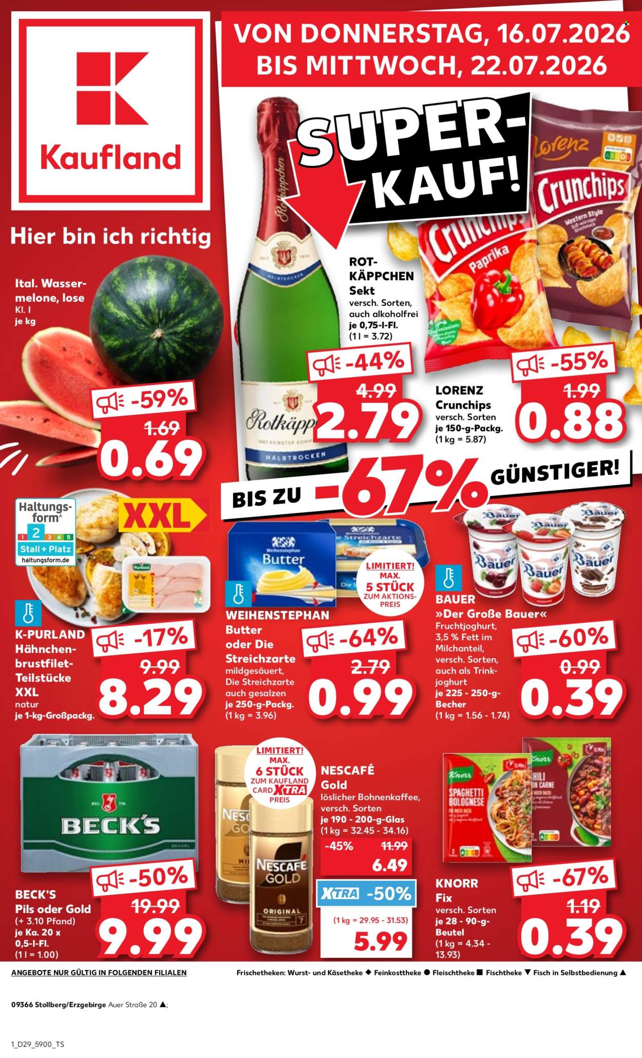 Kaufland Prospekte  - 16.07.2026 - 22.07.2026. Seite 1