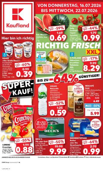 Prospekte Kaufland - 16.07.2026 - 22.07.2026.
