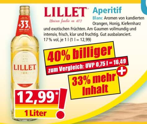 Lillet Aperitif Blanc