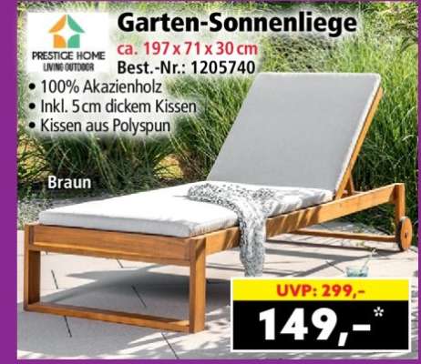 Garten-/Sonnenliege