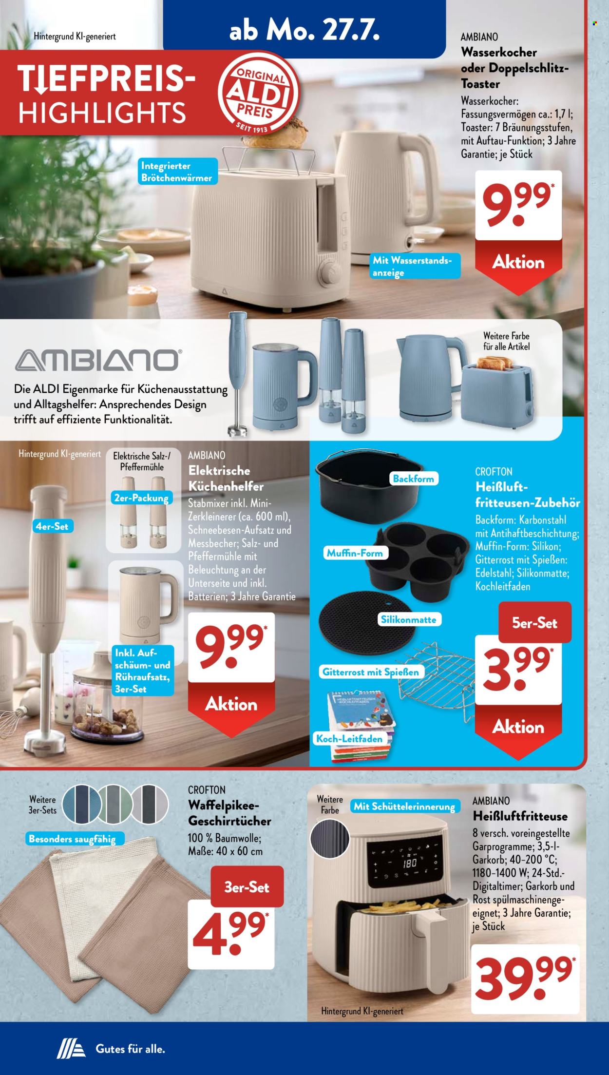 ALDI SÜD Prospekte  - 27.07.2026 - 1.08.2026. Seite 3
