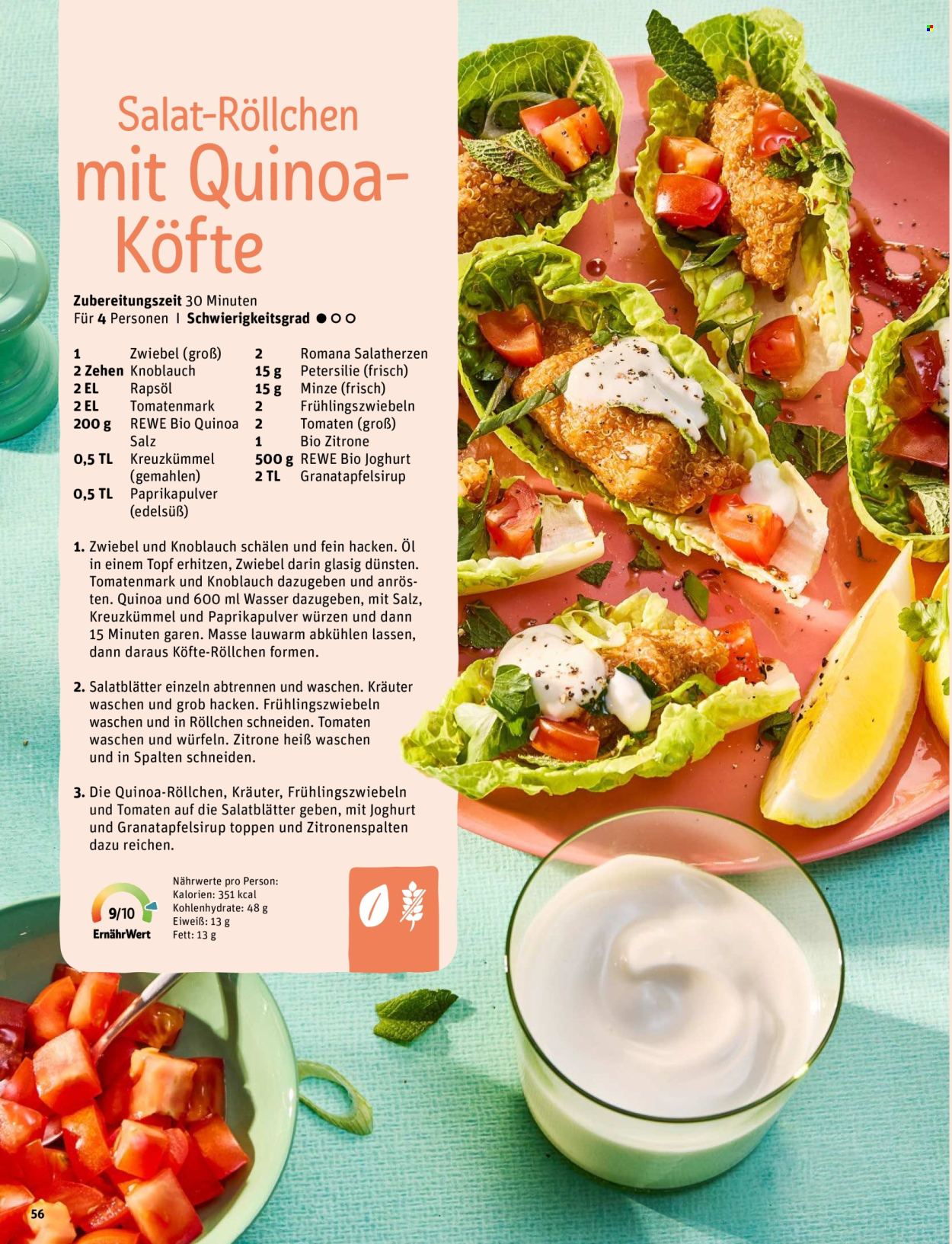 Leták REWE. Strana 56