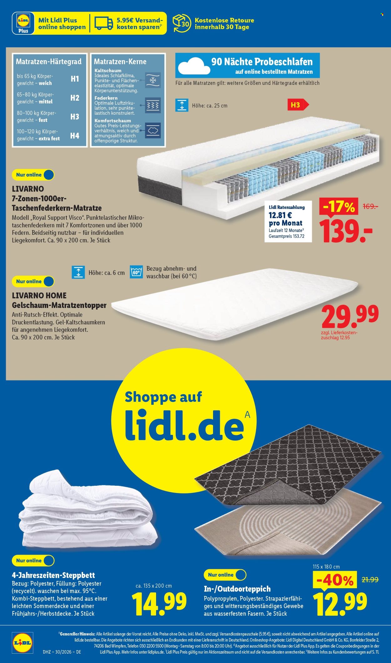 Leták Lidl - 20.7.2026 - 25.7.2026. Strana 36