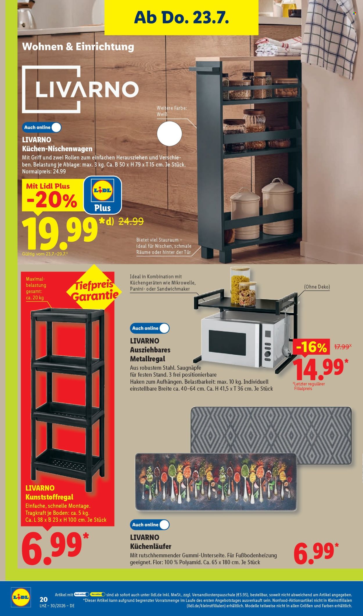 Leták Lidl - 20.7.2026 - 25.7.2026. Strana 44