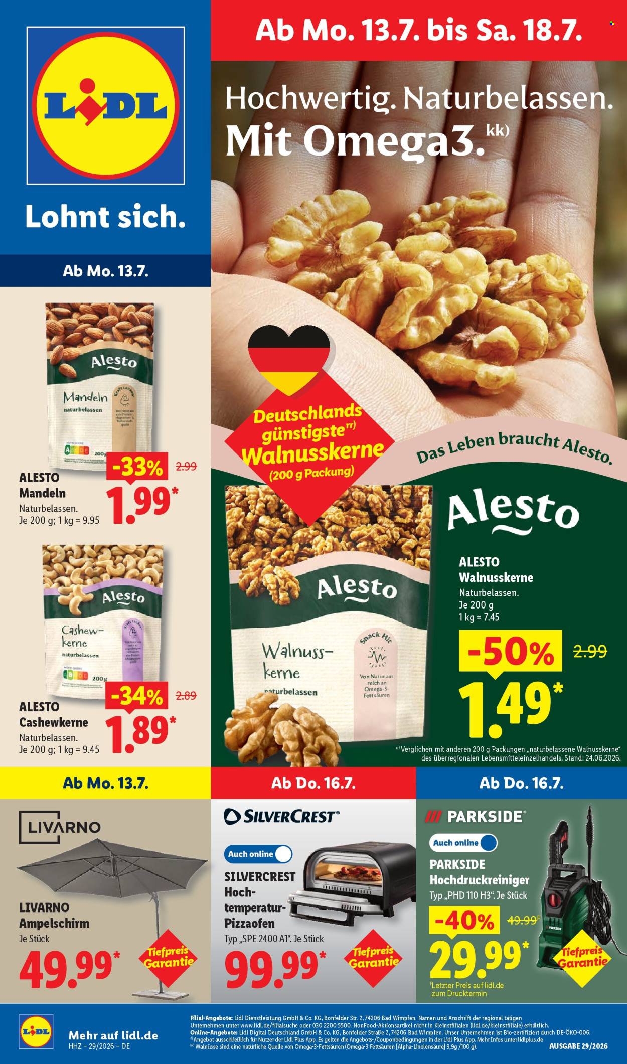 Lidl Prospekte  - 13.07.2026 - 18.07.2026. Seite 1