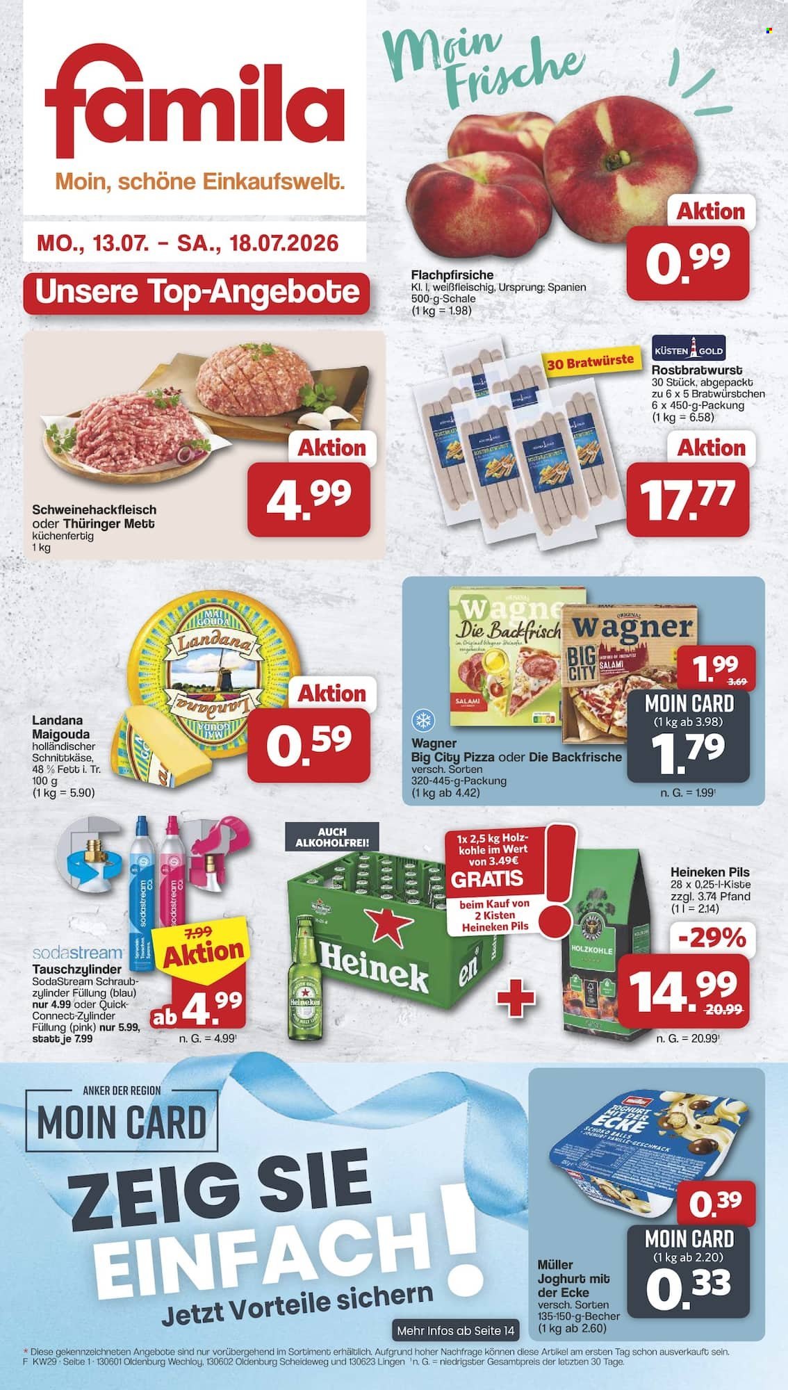 famila Prospekte  - 13.07.2026 - 18.07.2026. Seite 1