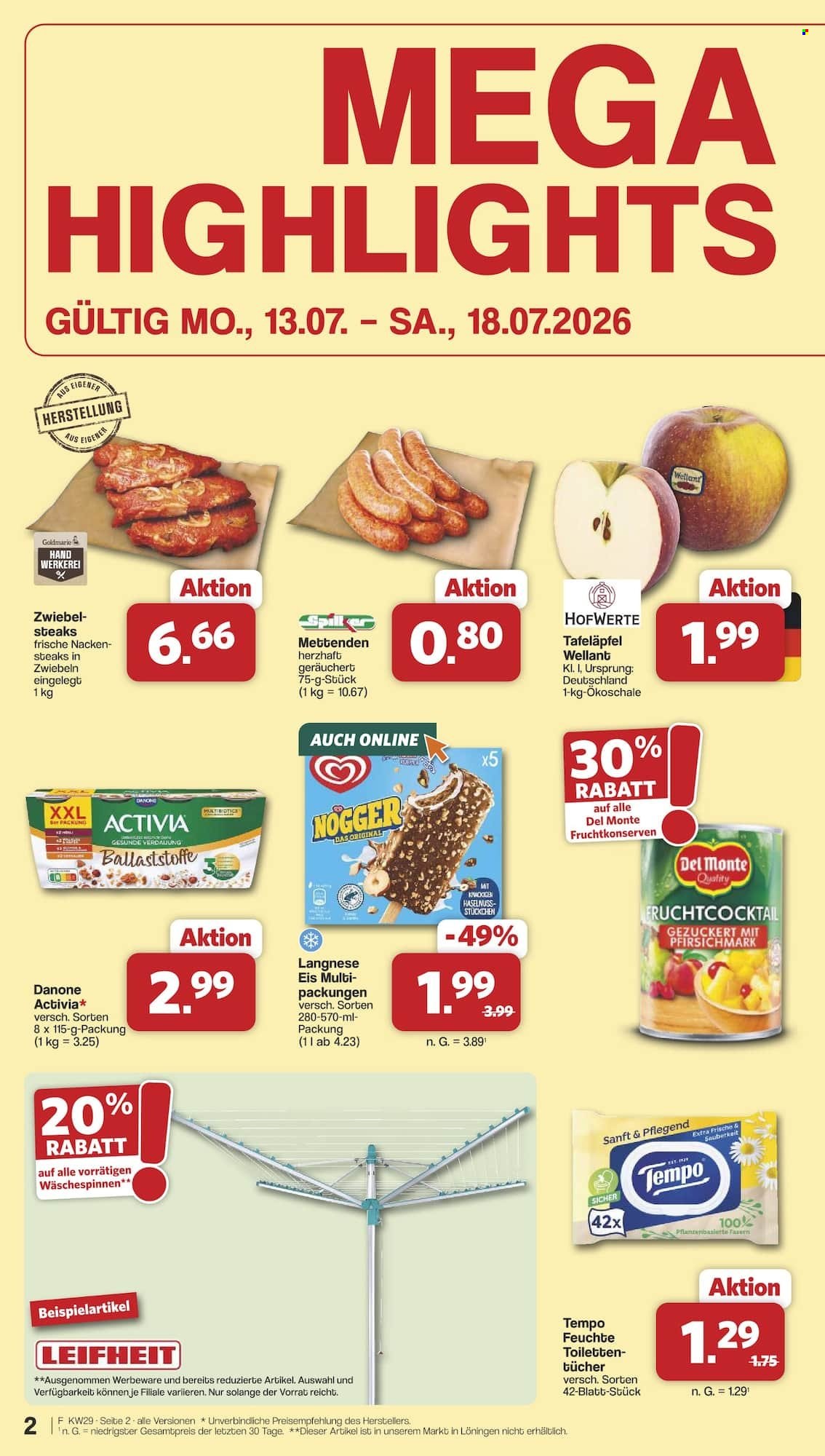 famila Prospekte  - 13.07.2026 - 18.07.2026. Seite 2