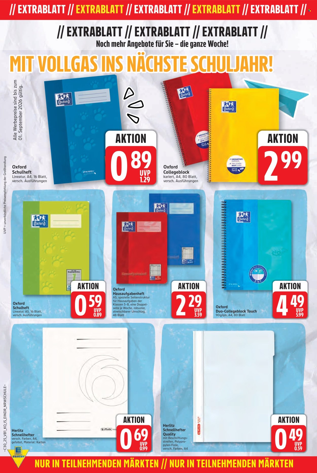 E center Prospekte  - 13.07.2026 - 1.09.2026. Seite 2