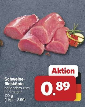 Schweinefiletköpfe