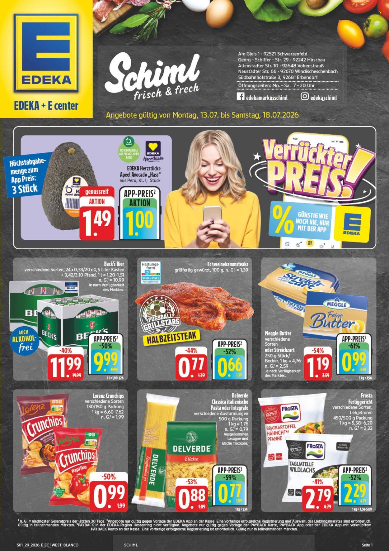 Edeka Prospekte  - 13.07.2026 - 18.07.2026. Seite 1