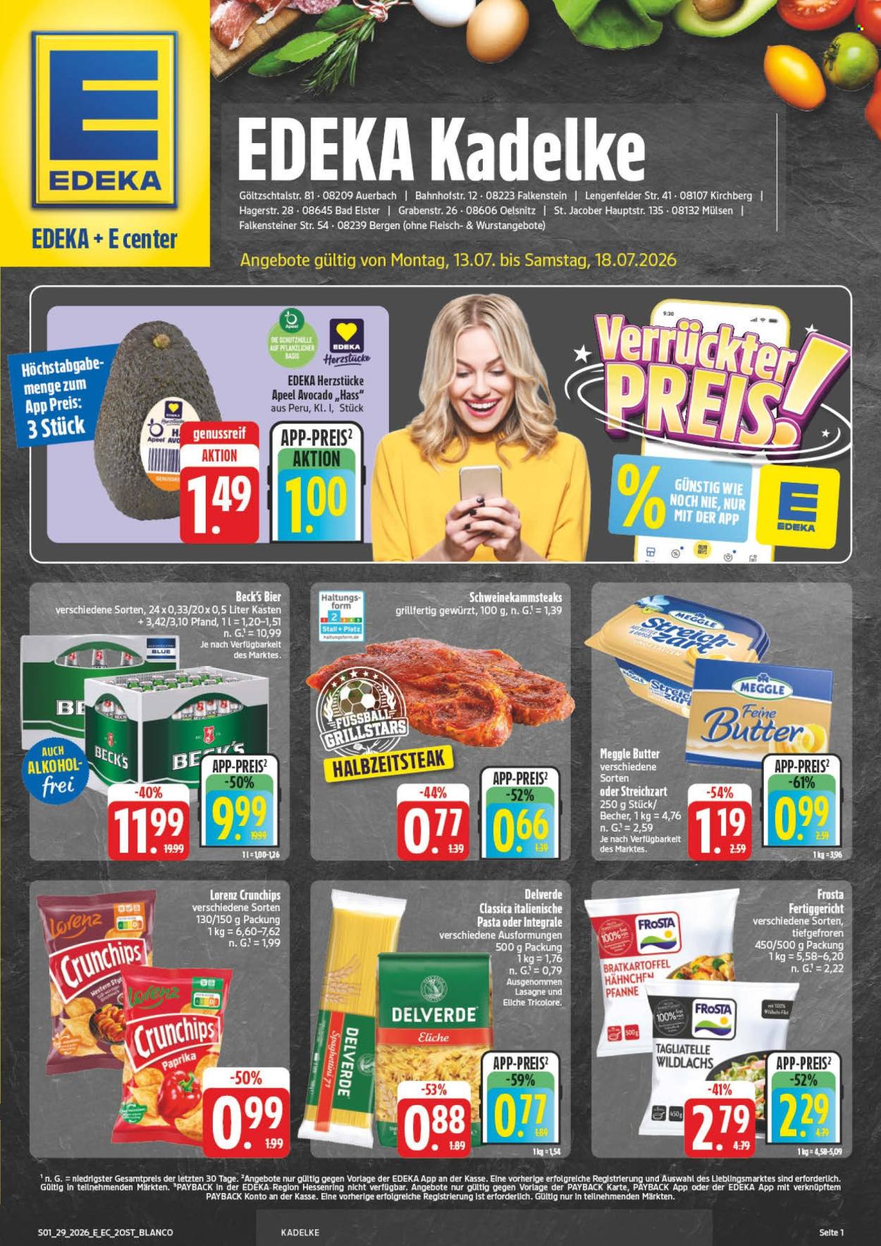 Edeka Prospekte  - 13.07.2026 - 18.07.2026. Seite 1
