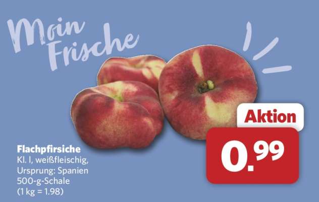 Flachpfirsiche