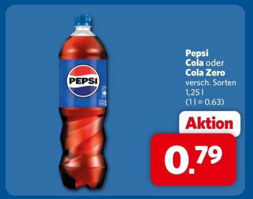 Pepsi Cola oder Cola Zero