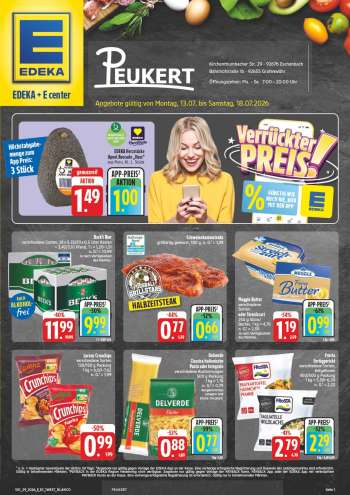 Prospekte Edeka - 13.07.2026 - 18.07.2026.