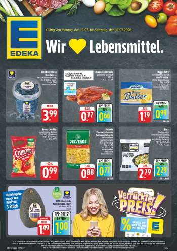 Prospekte Edeka - 13.07.2026 - 18.07.2026.