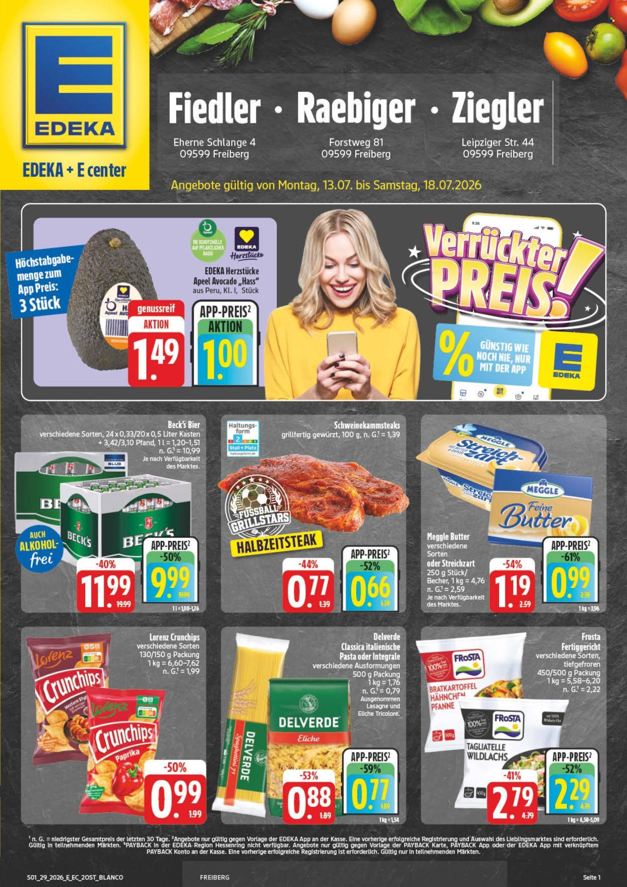 Edeka Prospekte  - 13.07.2026 - 18.07.2026. Seite 1