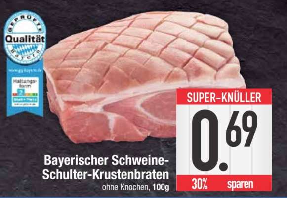 Bayerischer Schweine-Schulter-Krustenbraten