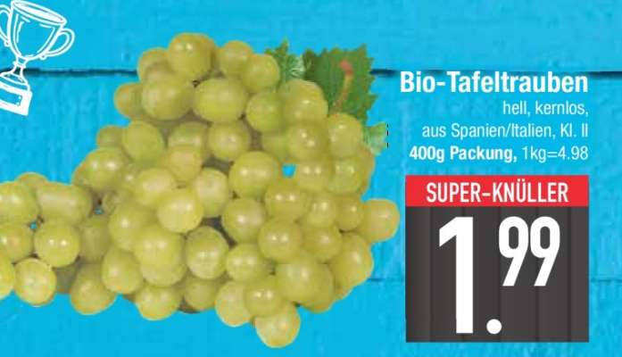 Bio-Tafeltrauben