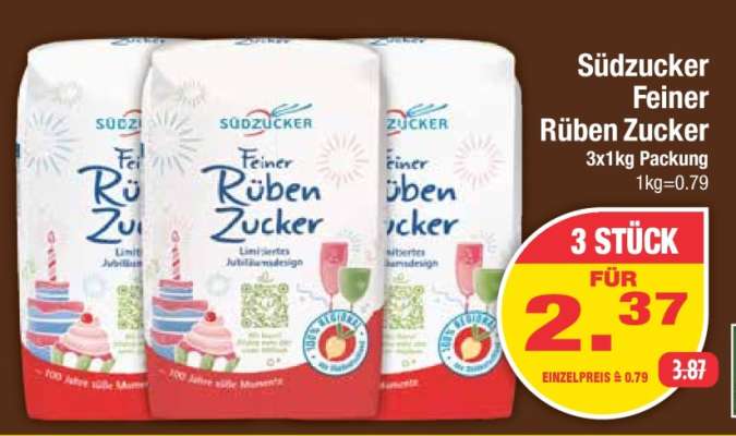Südzucker Feiner Rüben Zucker