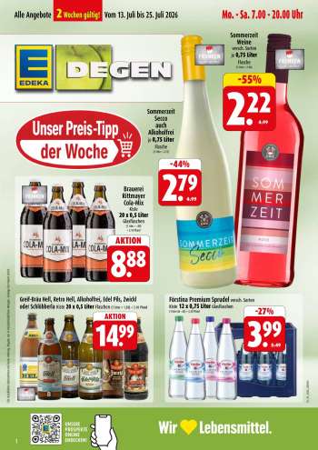 Prospekte Edeka - 13.07.2026 - 18.07.2026.
