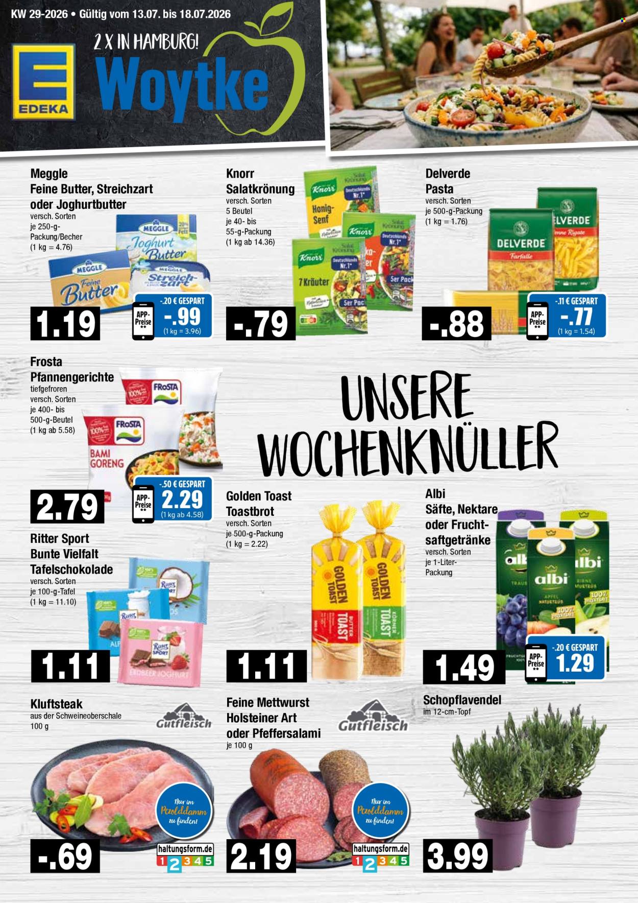 Edeka Prospekte  - 13.07.2026 - 18.07.2026. Seite 1
