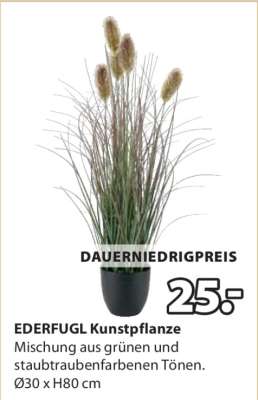 EDERFUGL Kunstpflanze