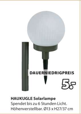HAUKUGLE Solarlampe