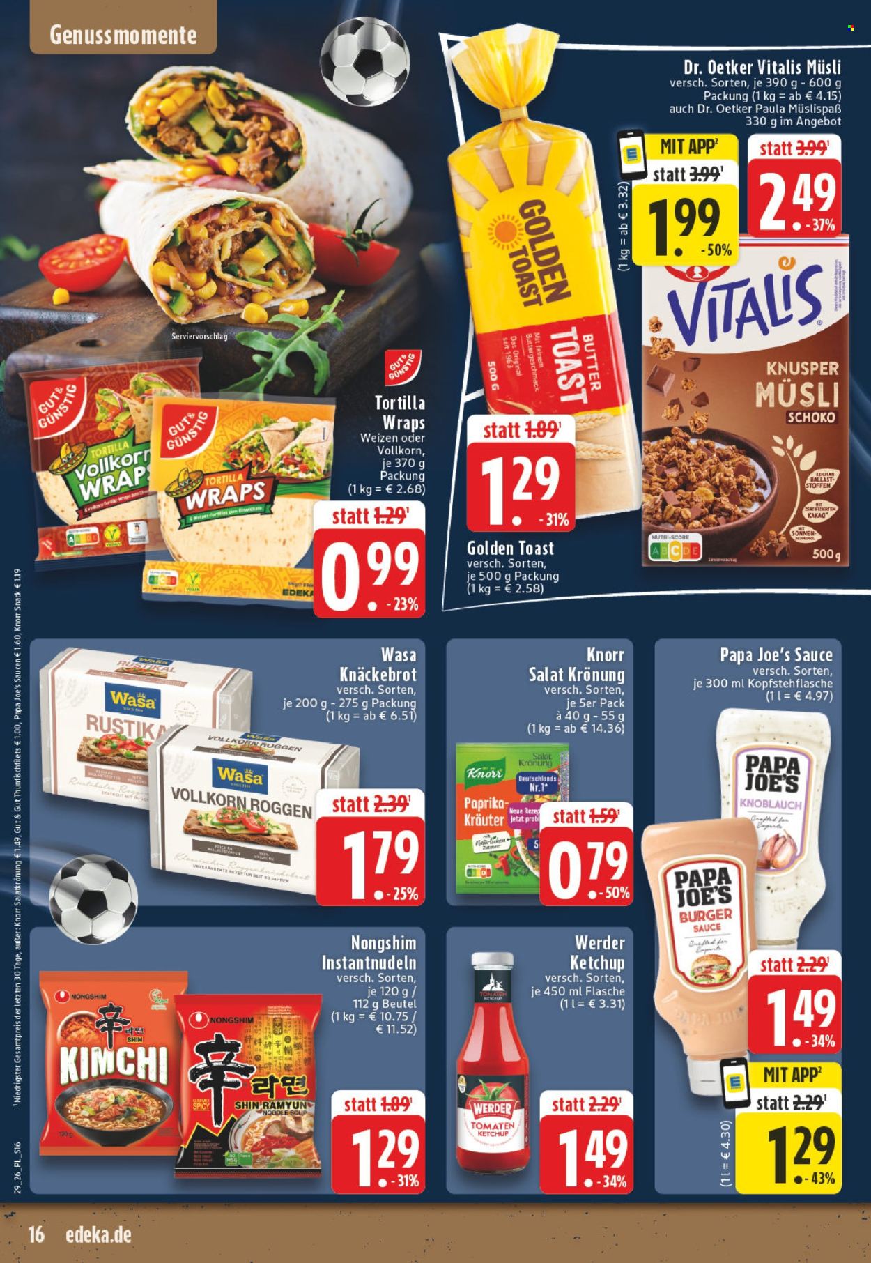 Edeka Prospekte  - 13.07.2026 - 18.07.2026. Seite 16