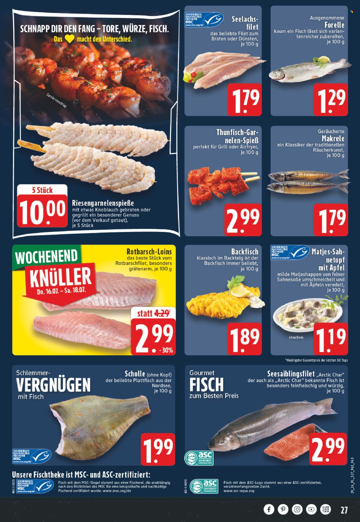 Edeka Prospekte  - 13.07.2026 - 18.07.2026. Seite 27