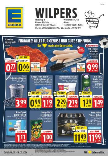 Prospekte Edeka - 13.07.2026 - 18.07.2026.