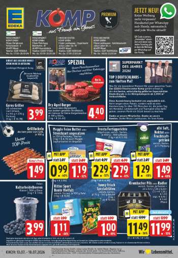 Prospekte Edeka - 13.07.2026 - 18.07.2026.