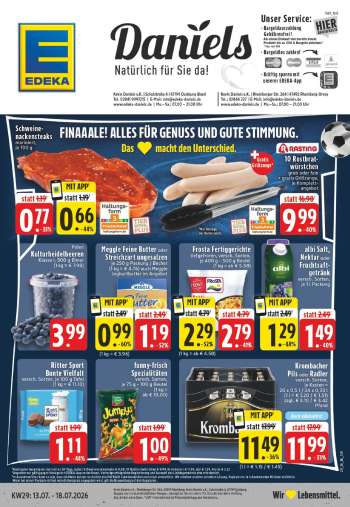 Prospekte Edeka - 13.07.2026 - 18.07.2026.
