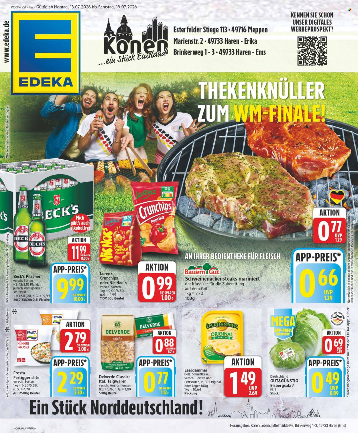 Edeka Prospekte  - 13.07.2026 - 18.07.2026. Seite 1