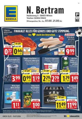Prospekte Edeka - 13.07.2026 - 18.07.2026.