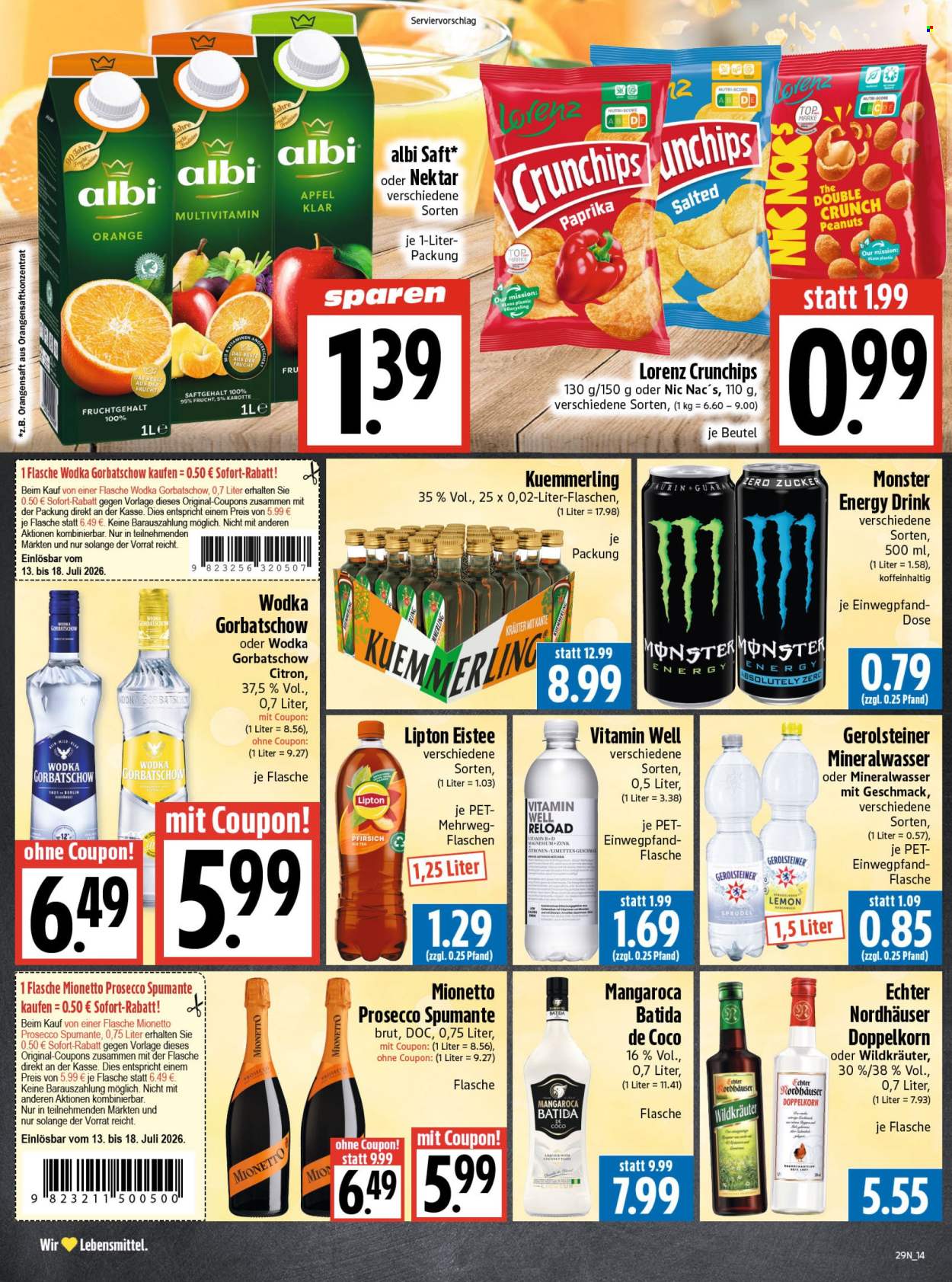 Edeka Prospekte  - 13.07.2026 - 18.07.2026. Seite 14