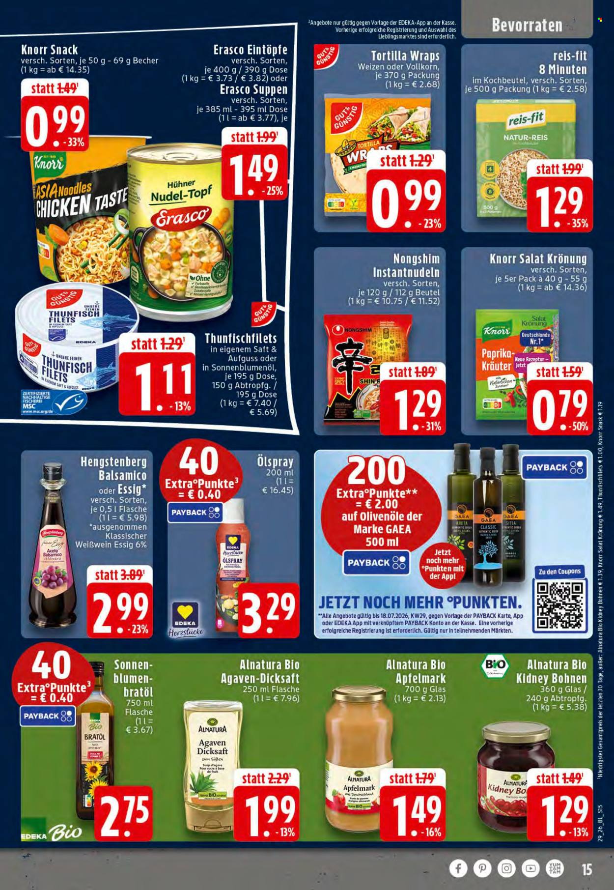 Edeka Prospekte  - 13.07.2026 - 18.07.2026. Seite 15
