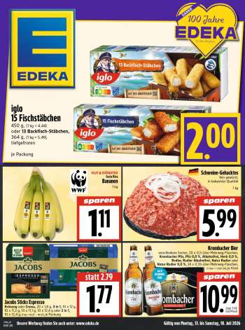 Prospekte Edeka - 13.07.2026 - 18.07.2026.