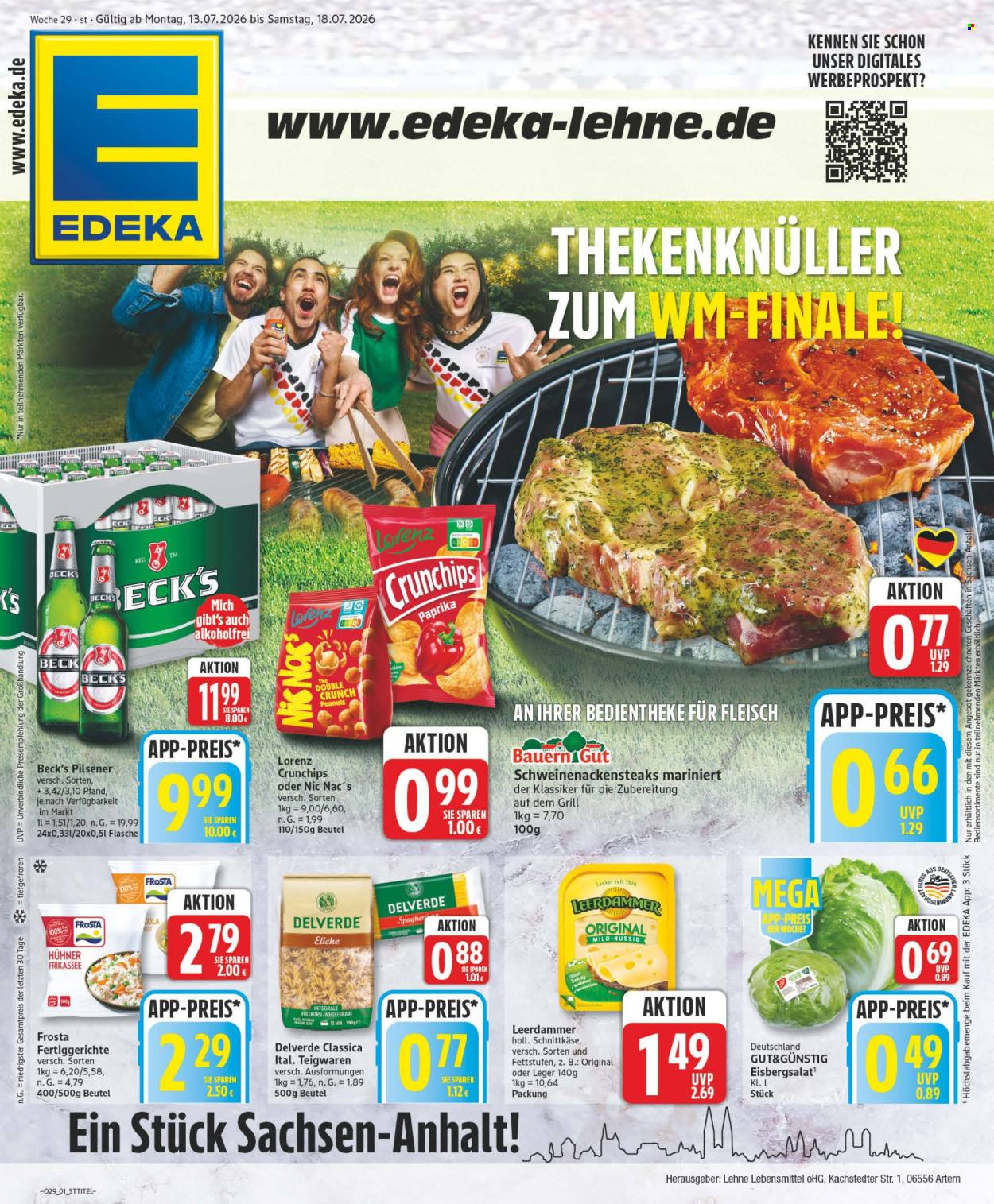 Edeka Prospekte  - 13.07.2026 - 18.07.2026. Seite 1