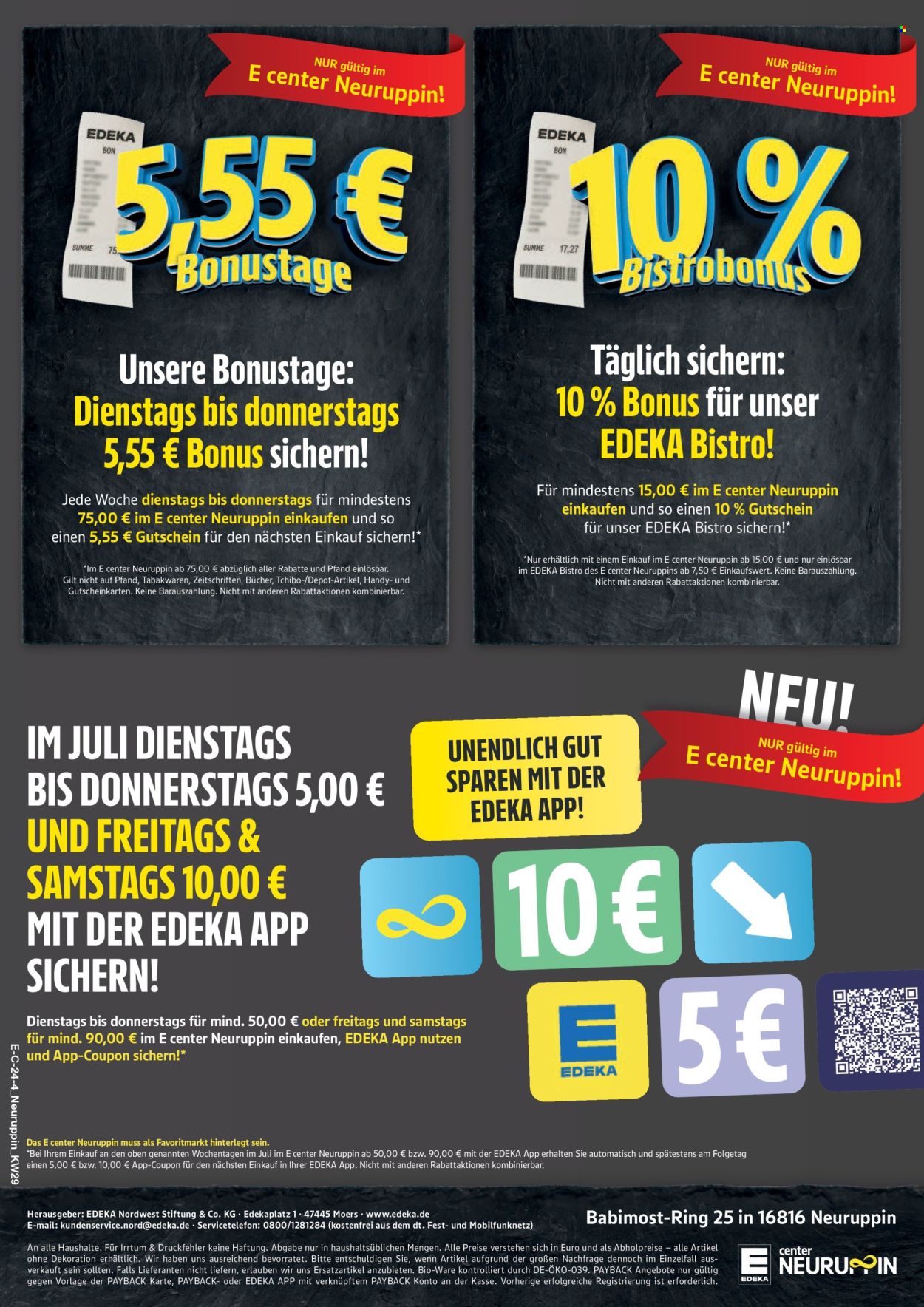 E center Prospekte  - 13.07.2026 - 18.07.2026. Seite 24