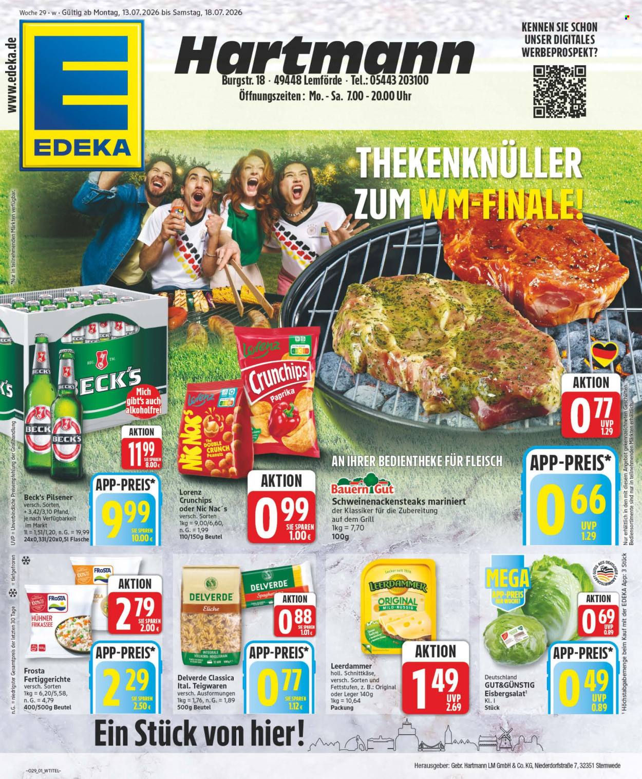 Edeka Prospekte  - 13.07.2026 - 18.07.2026. Seite 1
