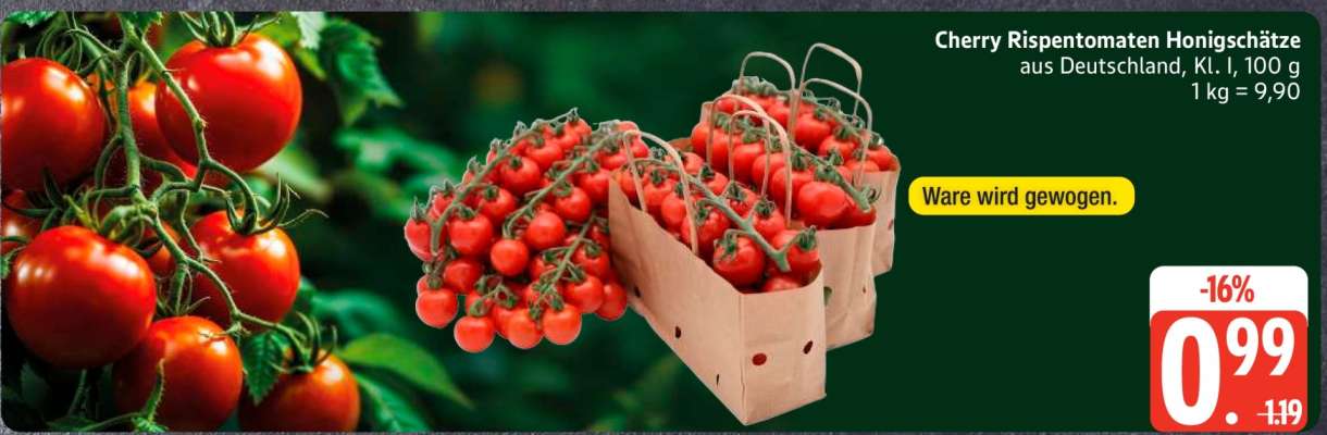 Cherry Rispentomaten 'Honigschätze'