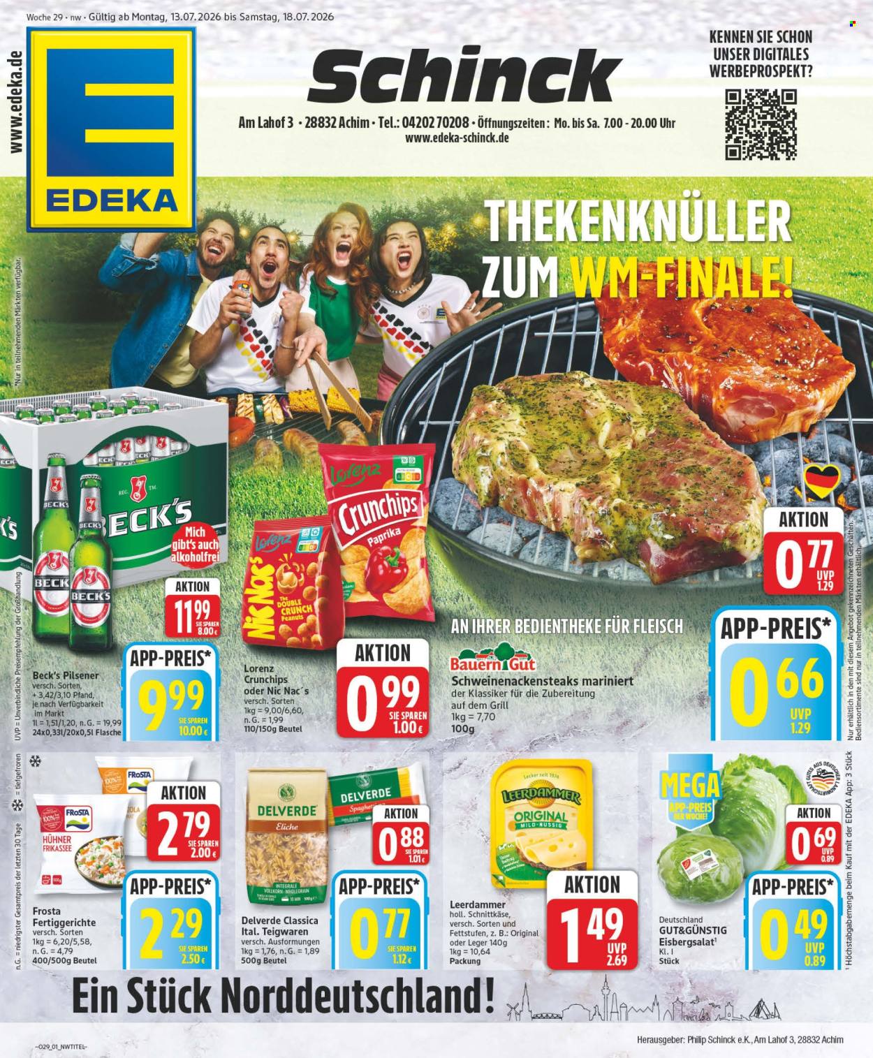 Edeka Prospekte  - 13.07.2026 - 18.07.2026. Seite 1