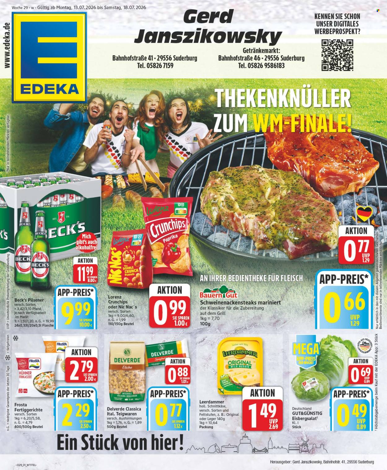 Edeka Prospekte  - 13.07.2026 - 18.07.2026. Seite 1