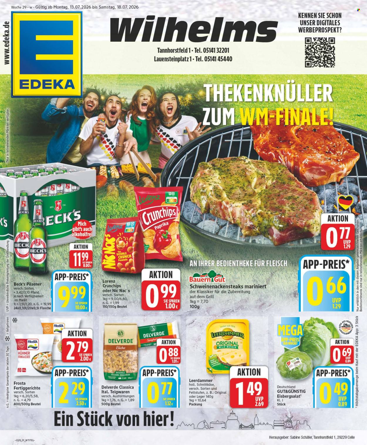 Edeka Prospekte  - 13.07.2026 - 18.07.2026. Seite 1